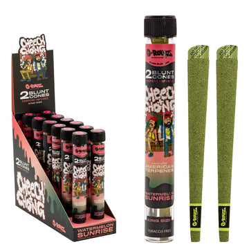 G-Rollz | Cheech & Chong™ 2x Terpene Infused Blunt Cones 'Watermelon Sunrise