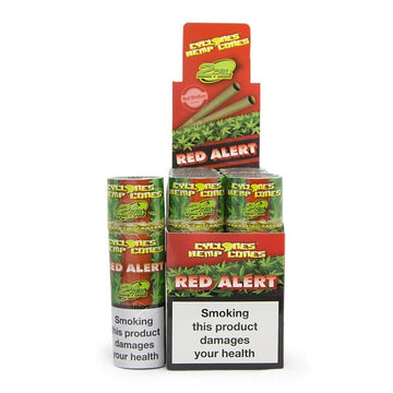Cyclones Wraps Hemp Cones Red