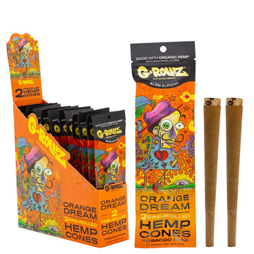 G-Rollz | 2x Orange Flavored Pre-Rolled Hemp Cones