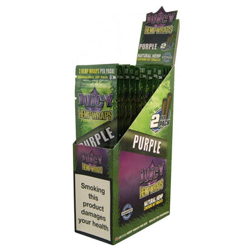 JUICY HEMP ROLLS PURPLE 2 BLUNTS