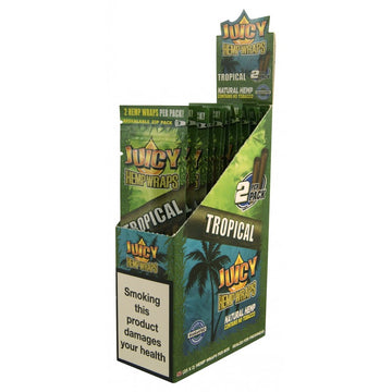 JUICY HEMP ROLLS TROPICAL 2 BLUNTS