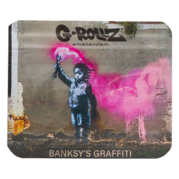 G-Rollz | Banksy's Graffiti 'Torchboy' 70x60mm. Chivato antiolores hermético