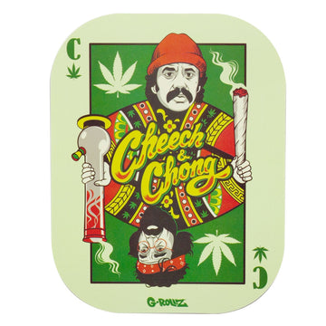 G-Rollz | Cheech & ChongTM 'Playing Cards' Magnet Cover for Small Tray 18x14 cm