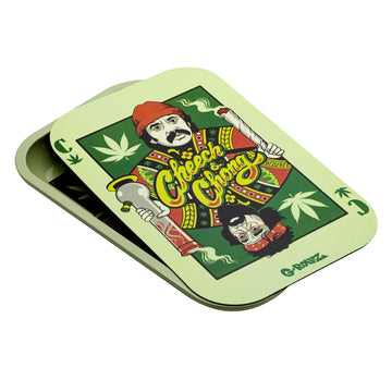 G-Rollz | Cheech & ChongTM 'Playing Cards' TAPA MAGNÉTICA for Medium Tray 27.5x17.5 cm