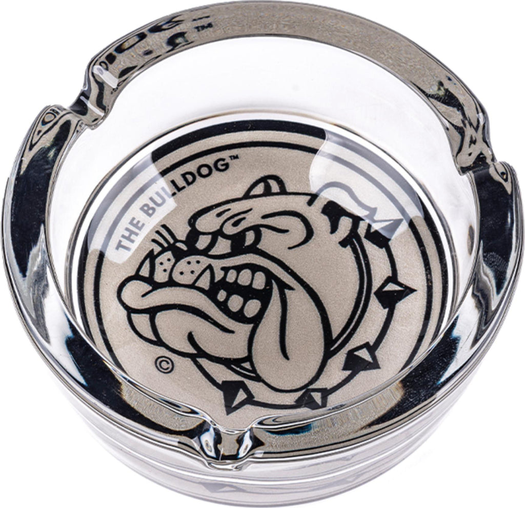 CENICERO CRISTAL BULLDOG GRIS