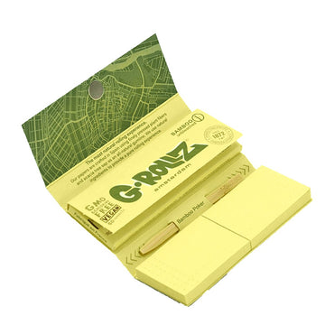 G-Rollz | Dunkees 'Sun Flowers' Bamboo - 50 1/4 Size Papers + Tips