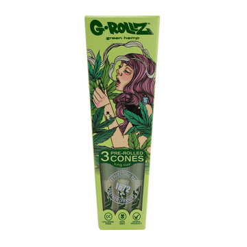 G-Rollz | Collector "Colossal Dream" Organic Green Hemp - 3 KS Cones