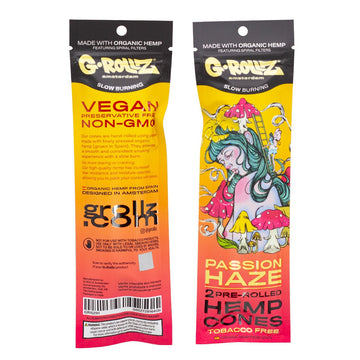 G-Rollz | 2x Passion Fruit Flavored Pre-Rolled Hemp Cones