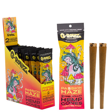 G-Rollz | 2x Passion Fruit Flavored Pre-Rolled Hemp Cones