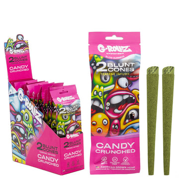G-Rollz | 2x 'Candy Crunched' Terpene-infused Pre-rolled Hemp Cones