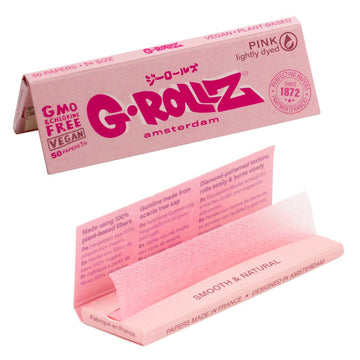 G-Rollz | Lightly Dyed Pink - 50 '11⁄4' Papers