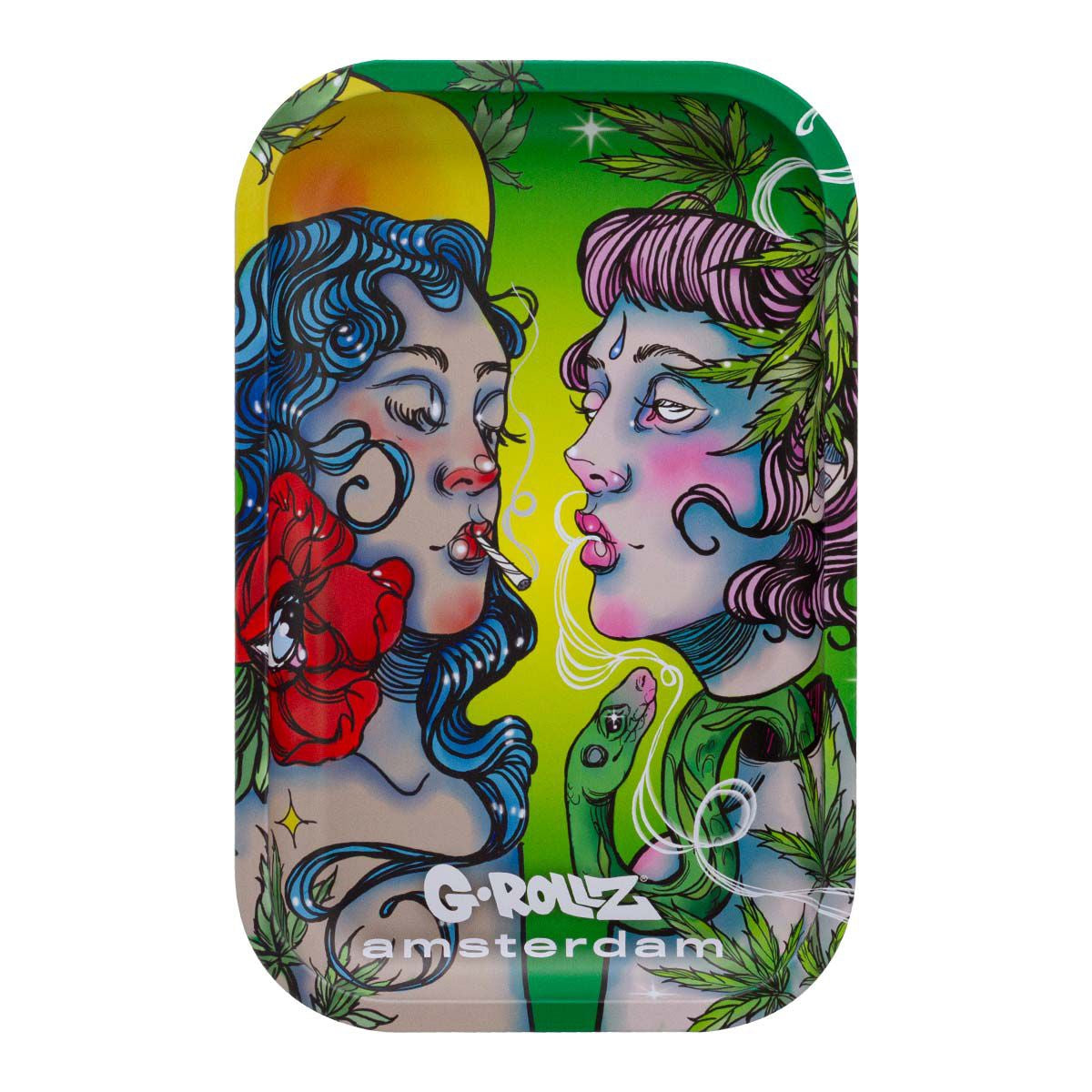 G-Rollz | 'Smokey Sisters' Medium Tray 17.5 x 27.5cm