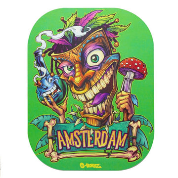 G-Rollz | 'Tiki Amsterdam' TAPA MAGNÉTICA for Small Tray 18x14 cm