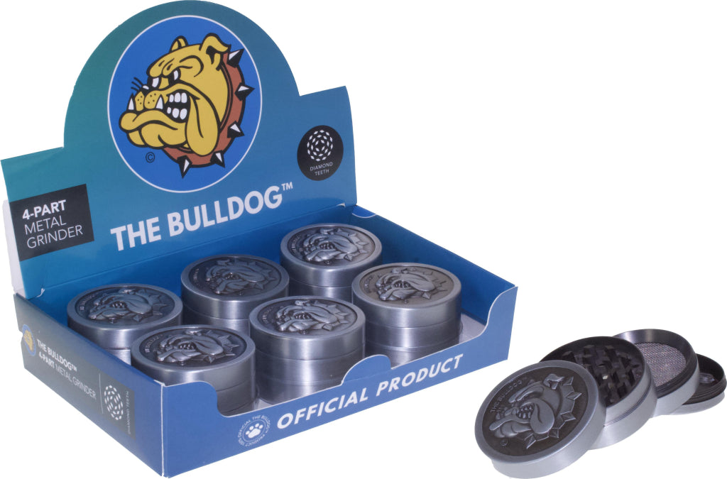 GRINDER BULLDOG METAL 4 PARTES IMAN