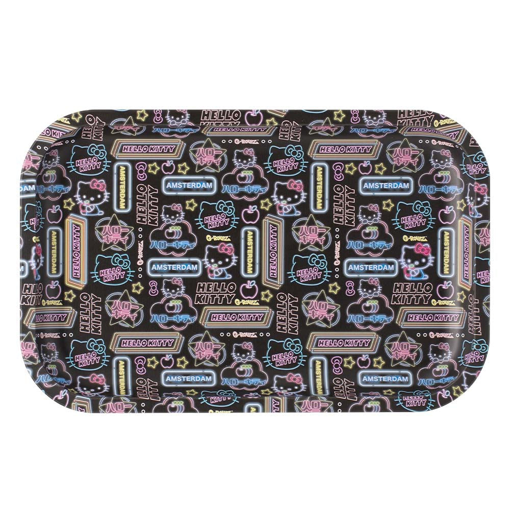 G-Rollz | Hello KittyTM 'Neon Lights Amsterdam' Medium Kitchen Tray 17.5 x 27.5 cm