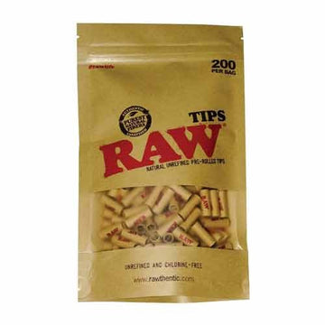 Raw Tips Prerolled Bolsa 200