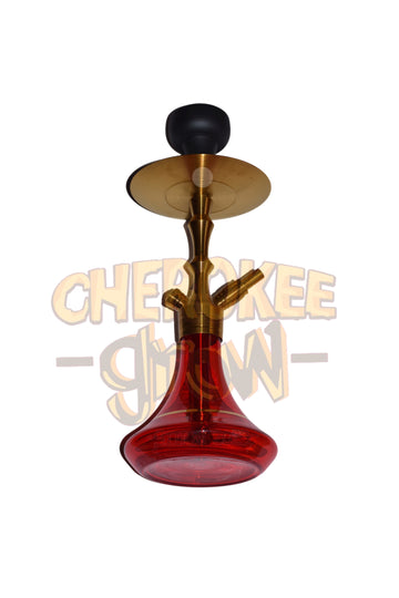 SHISHA MVP360 GOLD RED GOLD RING 36 CM