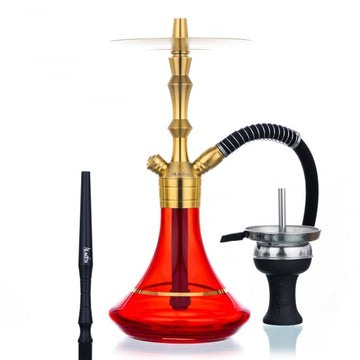 SHISHA MVP360 GOLD RED GOLD RING 36 CM